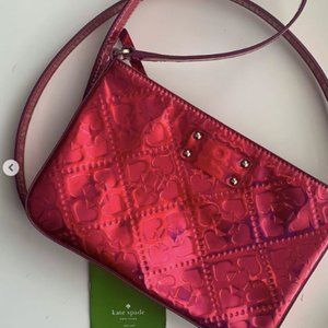 Kate Spade Glossy Pink Crossbody Purse